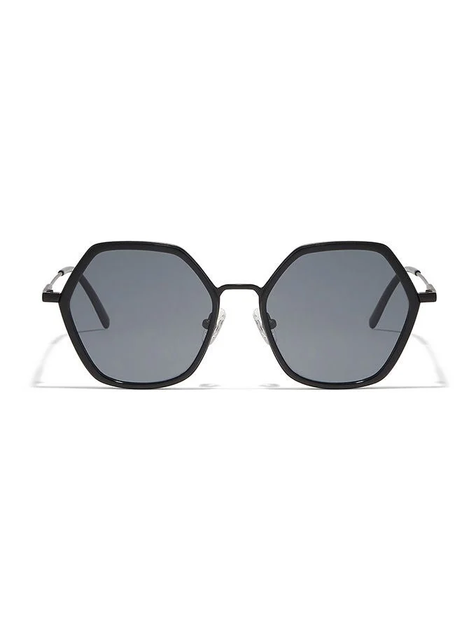30Sundays 30Sundays EQUINOX,Women Sunglasses, Geometric Sunglasses, UV Protection: UV400 (Black,Gray)