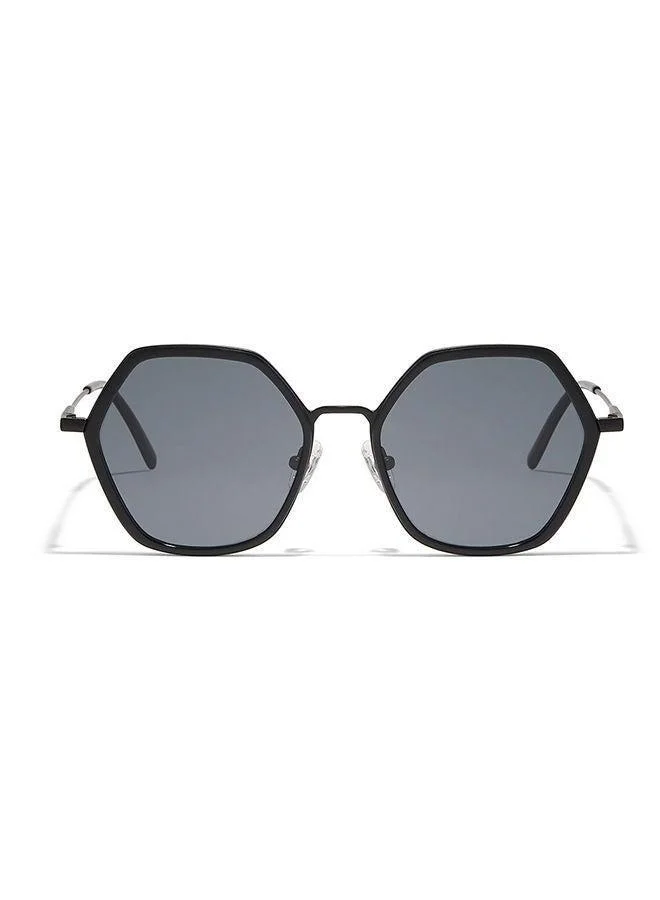 30Sundays 30Sundays EQUINOX,Women Sunglasses, Geometric Sunglasses, UV Protection: UV400 (Black,Gray)