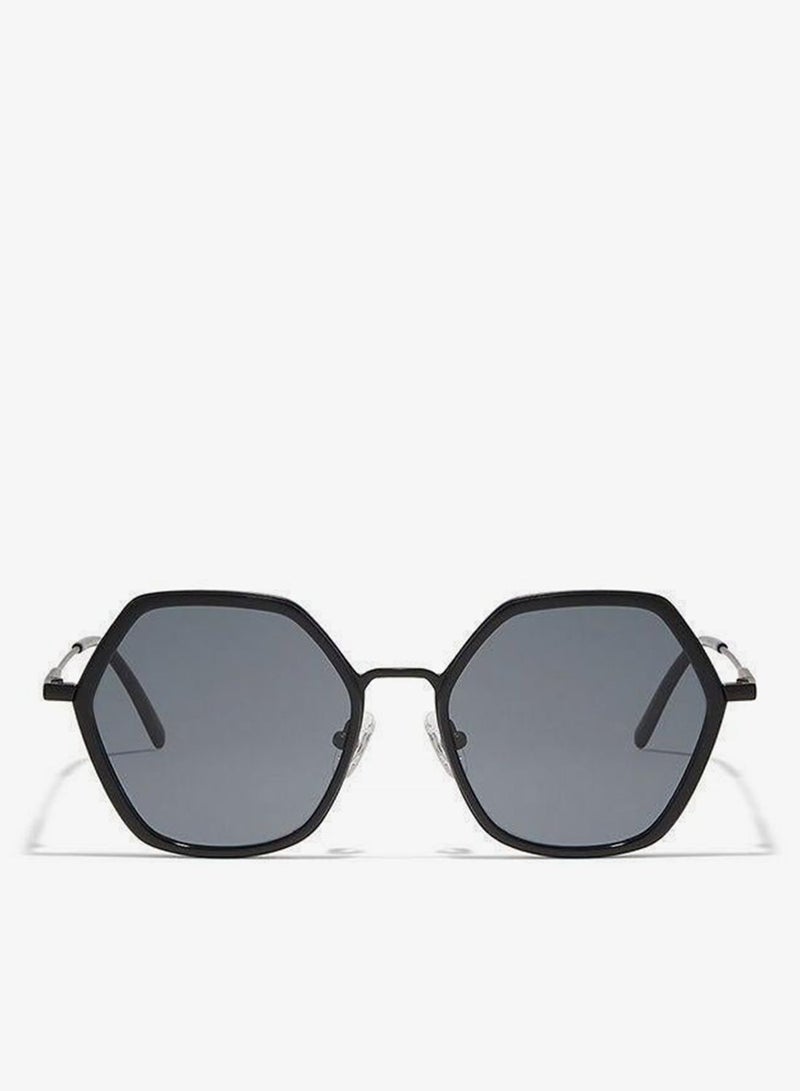 30Sundays EQUINOX,Women Sunglasses, Geometric Sunglasses, UV Protection: UV400 (Black,Gray) - Image 1