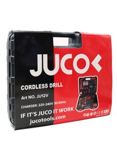 JUCO Juco Cordless Drill 12V With Heavy Duty Tool Set With Bag  - Image 5