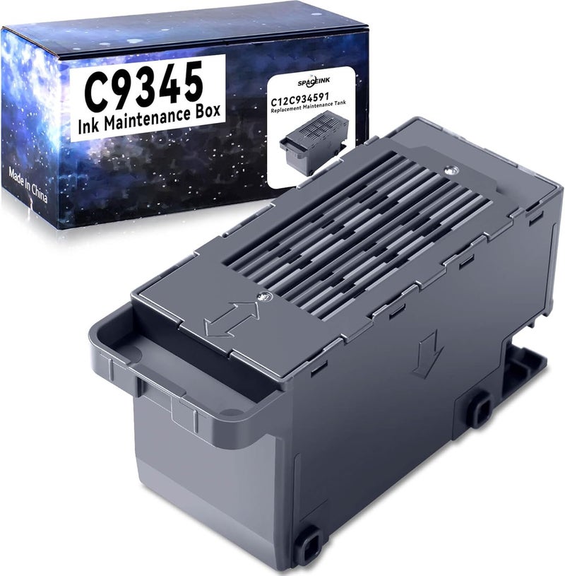 Spaceink C9345 Ink Maintenance Box Tank for ET-8550 ET-16600 ET-5850 ET-5800 ET-16650 ET-8500 WF-7840 WF-7820 ET-5880 WF-7310 ST-C8000 ST-C8090 Printer (PXMB9/C12C934591 Waste - Image 1