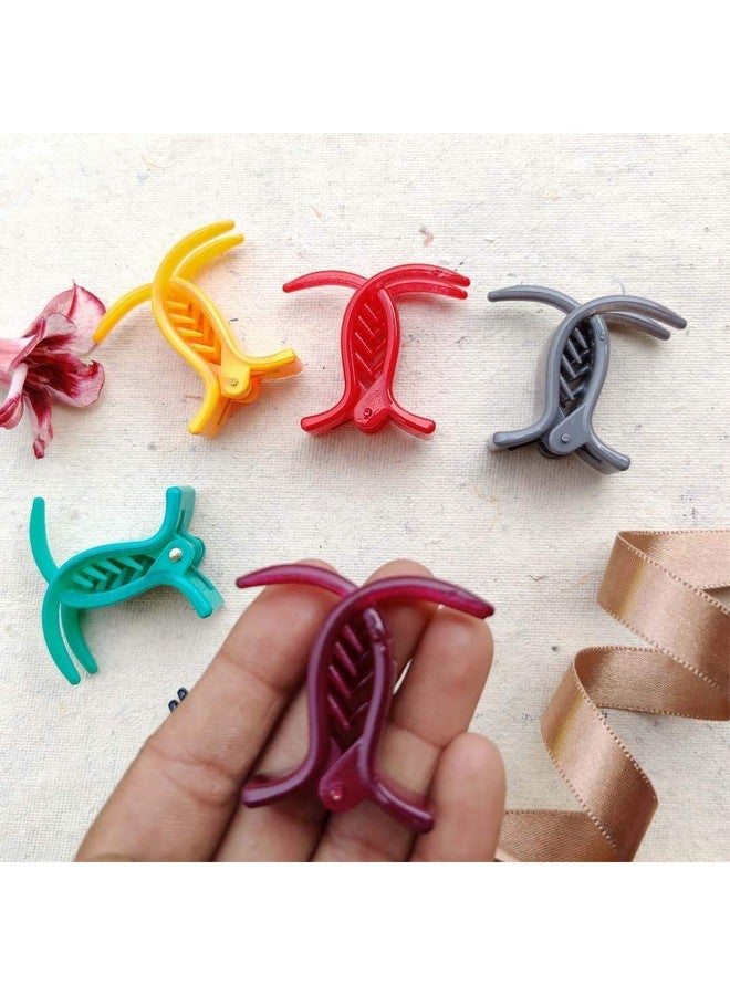 ادفانسد إستور مشابك شعر على شكل فراشة صغيرة الحجم ومتعددة الألوان من advancedestore مصنوعة من مادة معدنية مستوردة للنساء بتصميم حسب المتوفر (عبوة من 4 قطع) | مشابك شعر - Image 5