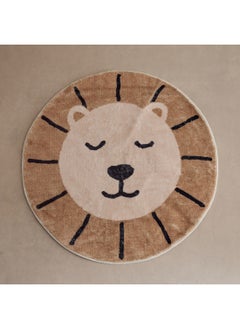 Home Box Forresta Lion Round Rug 100 x 100 cm  - Image 1