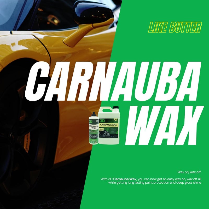 3D Carnauba Wax - 1 Gallon | High Gloss Liquid Wax for Ultimate Protection - Image 3