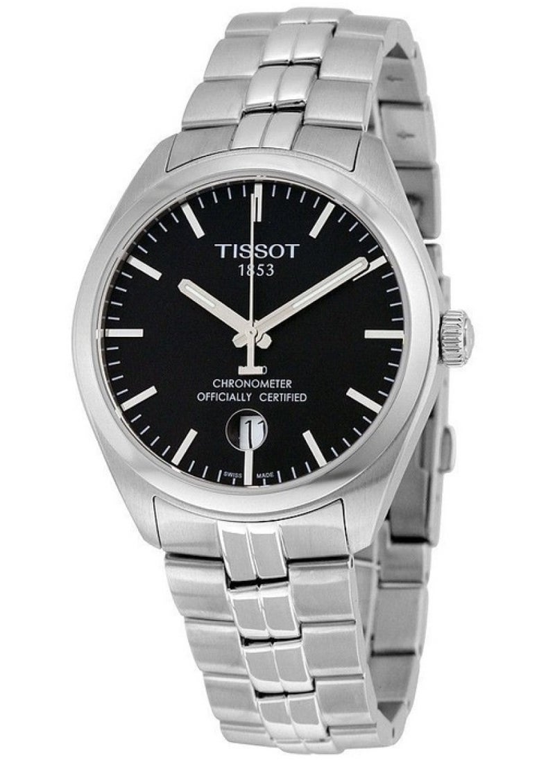 PR 100 COSC Black Dial Men's Watch