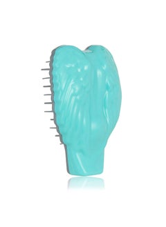 Tangle Angel Tangle Angel Reborn Compact Aqua Detangling Hairbrush Made from Recycled Plastic Best Sustainable EcoFriendly Detangler Comb for All Hair Types Thick Thin Curly Wet Dry Women Girls Kids Travel 