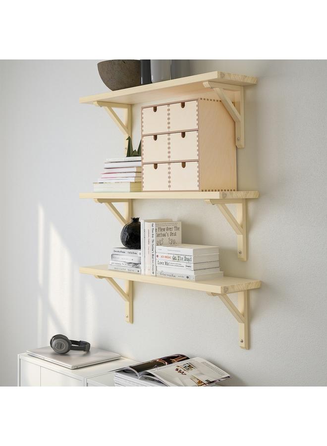 erorex Wall shelf combination, aspen, 80x20 cm - Image 2