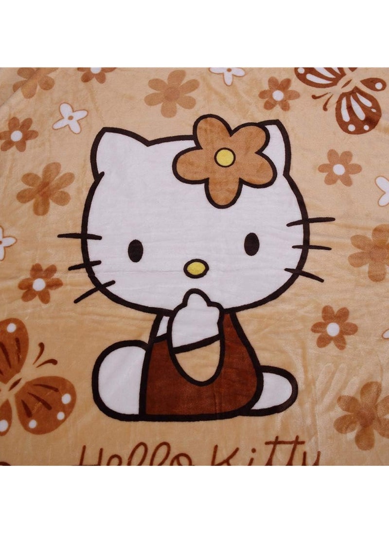 General Blanket Cartoon Cat Pharaoh Blanket Soft Warm Printed Blanket Sleeping Travelling Office Supplies Elderly (100*150cm)  - Image 2