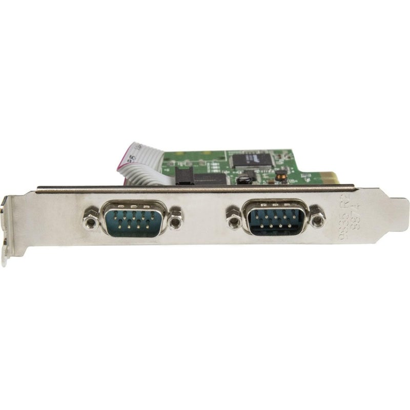 Startech.com StarTech.com 2-Port PCI Express Serial Card with 16C1050 UART - RS232 Low Profile Serial Card - PCI Serial Card, TAA (PEX2S1050)  - Image 4