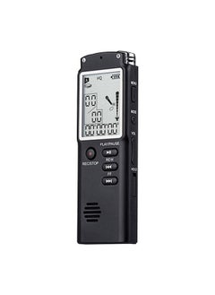 8GB Digital Voice Recorder Voice Activated Recorder MP3 Player 1536Kbps HD Recording Noise Reduction Dual Condenser Microphone 13h Continuous recording with WAV MP3 Player Telephone Recording