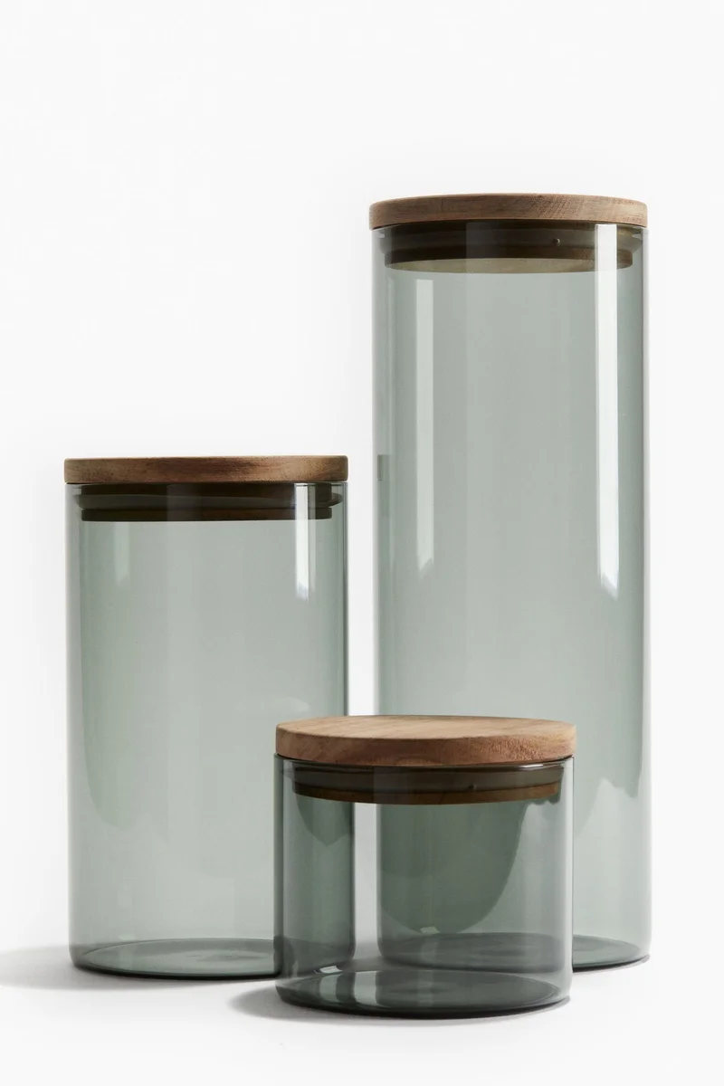 H&M Glass Jar With Lid