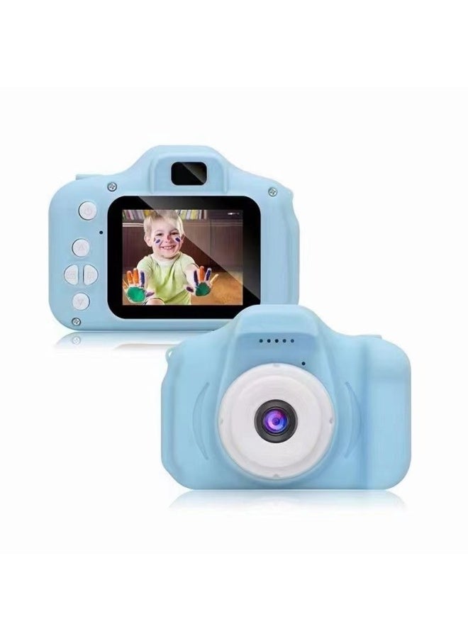 X2 Children's Digital Camera Puqing Can Take Pictures Baby Mini SLR Toy Manufacturers Wholesale-Color:Blue  - Image 1