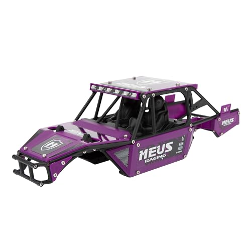 MEUS RACING Mantis24 Body with Roll Cage for Axial 124 SCX24 RC Crawler Purple - Image 1