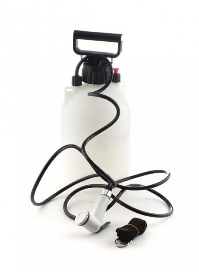 Cady One A portable manual shattaf and water pump for trips and camping, 2 liters, with a 3-meter long water bidet.  - Image 2