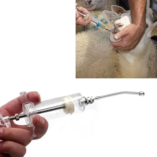 Agarwals 50ml Oral Feeding Syringe With Nozzle | Transparent | Luer Lock With Nozzle | for Veterinary Use - Image 1