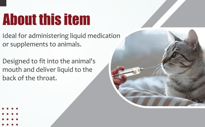 Agarwals 50ml Oral Feeding Syringe With Nozzle | Transparent | Luer Lock With Nozzle | for Veterinary Use - Image 5