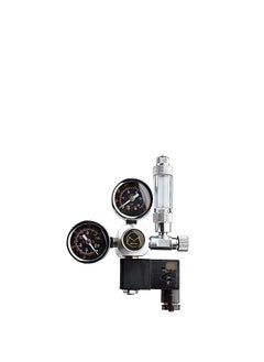 Mufan Dual Gauge Co2 Regulator with Solenoid and Bubble Counter