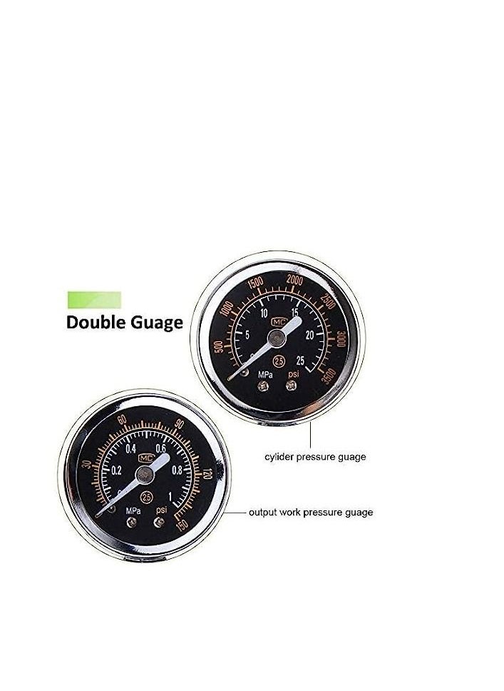Generic - Mufan Dual Gauge Co2 Regulator with Solenoid and Bubble Counter - Image 1