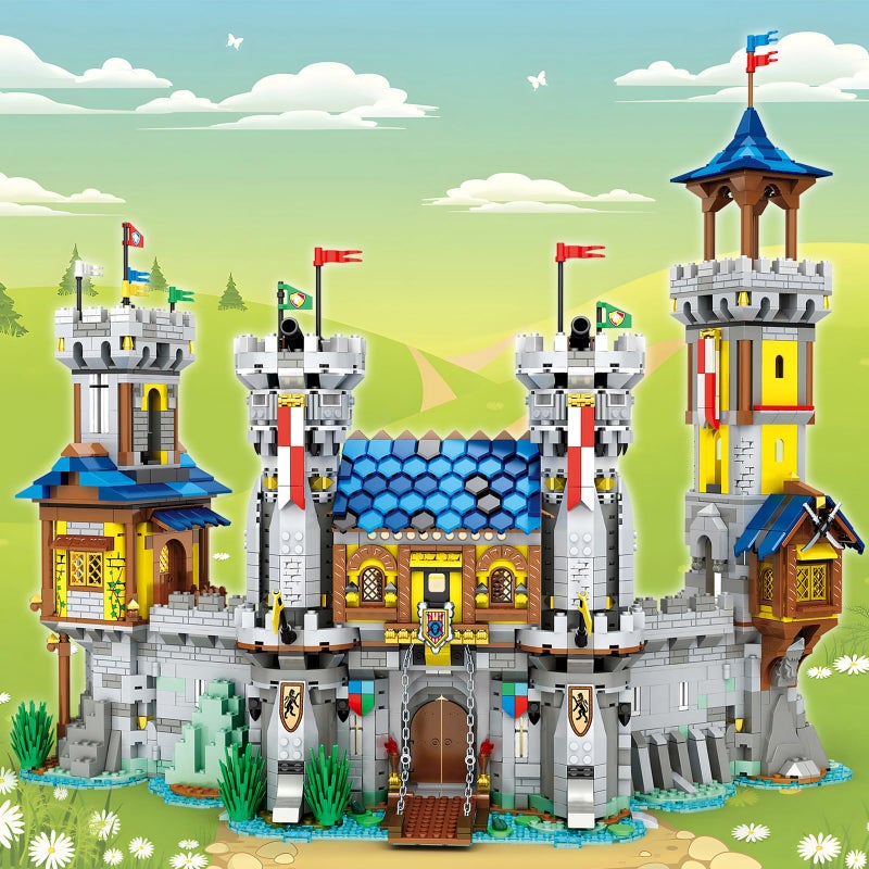 JMBricklayer Medieval Castle Building Sets for Adults Ideas House Model Toy Construction Set with LED Light Collectible or Home Office Display Gifts for Boys Girls Teens Women 41106 - Image 3