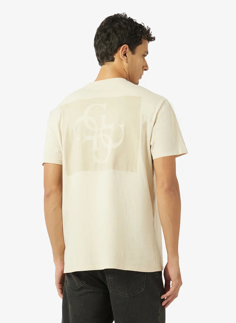 GUESS  Crew Neck Regular Fit T-Shirt for Men | Best Price UAE