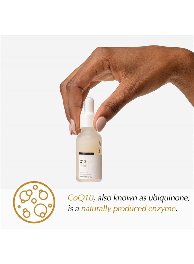 THE POTIONS Q10 Ampoule for Face l Antioxidant and Collagen Support l Korean Skincare, Cruelty-free, Hypoallergenic - 20ml - Image 2