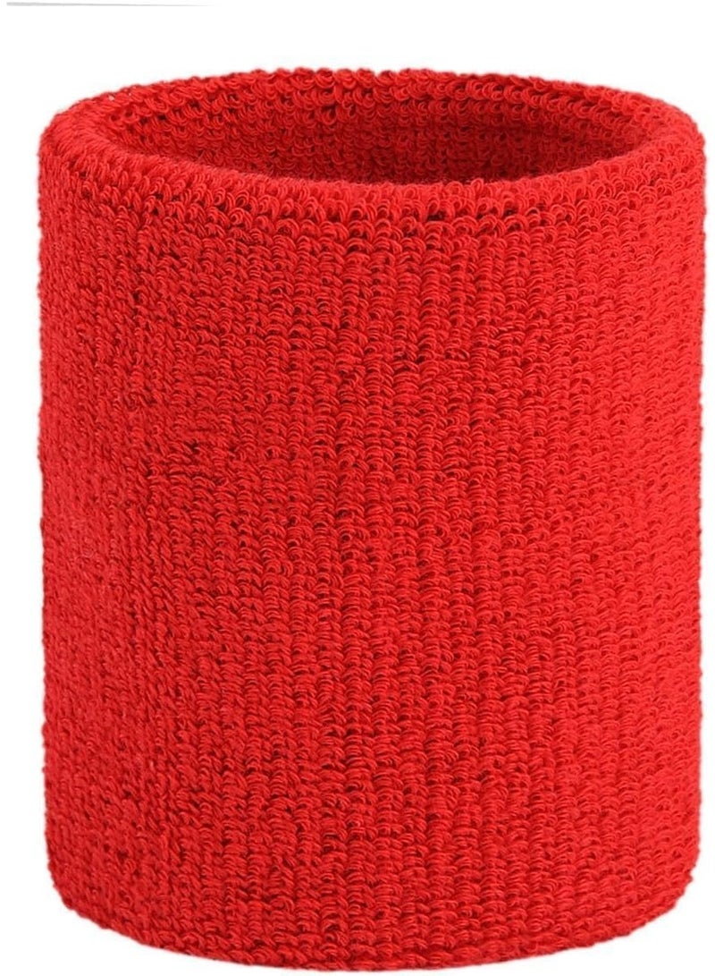 Joker Red Sweat Resistant Wristbands for Hands, Wrists, and Exercises - Image 3