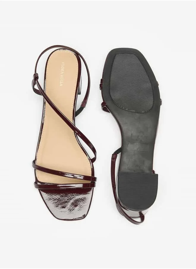 Flora Bella By Shoexpress Women Strappy Slip-On Sandals with Block Heels