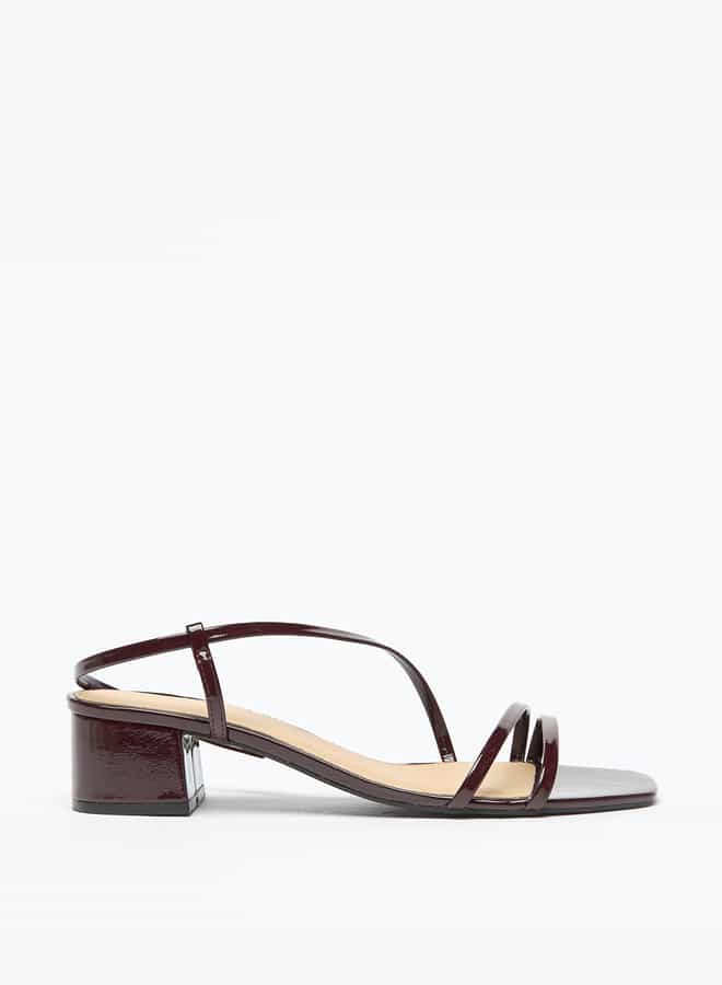 Flora Bella By Shoexpress Women Strappy Slip-On Sandals with Block Heels  - Image 3