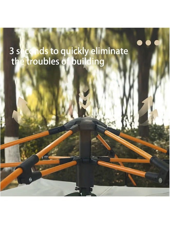 Snooe Double Camping Tent,Automatic Tent,Waterproof Breathable Removable Instant Tent,Quick Setup and Storage,Suitable for Beach/Camping/Family/Outdoor Family Tent - Image 3