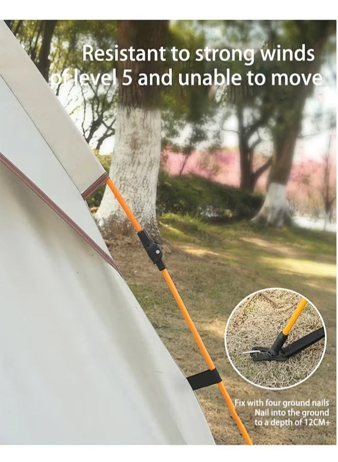Snooe Double Camping Tent,Automatic Tent,Waterproof Breathable Removable Instant Tent,Quick Setup and Storage,Suitable for Beach/Camping/Family/Outdoor Family Tent  - Image 2