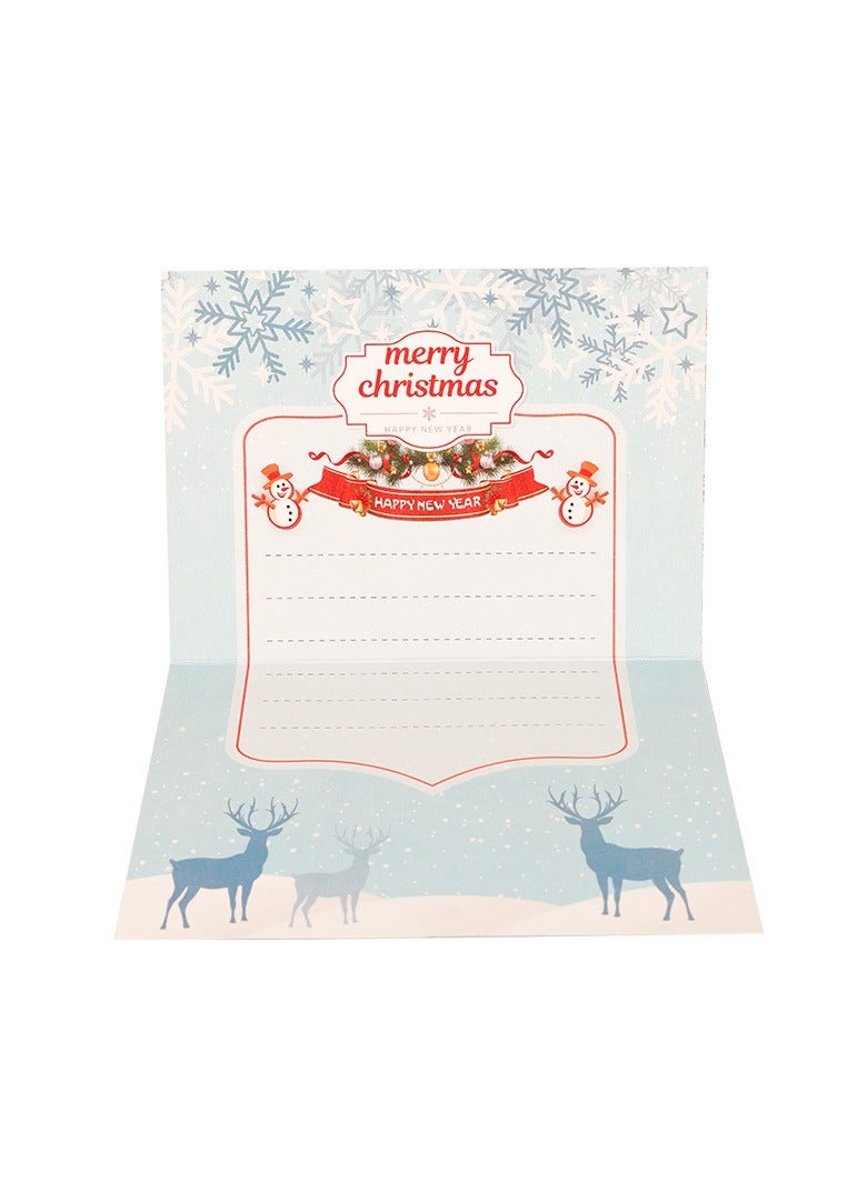 Generic Creative 3D Greeting Card Collapsible 3d greeting card Holiday wishes 