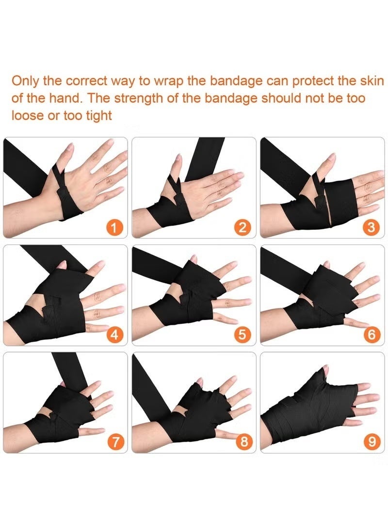 Bukela Boxing Hand Wraps Elasticated MMA Boxing Gloves Fist Protector 2.5 meter Bandages Mitts Boxing Wraps(2PCS) - Image 5