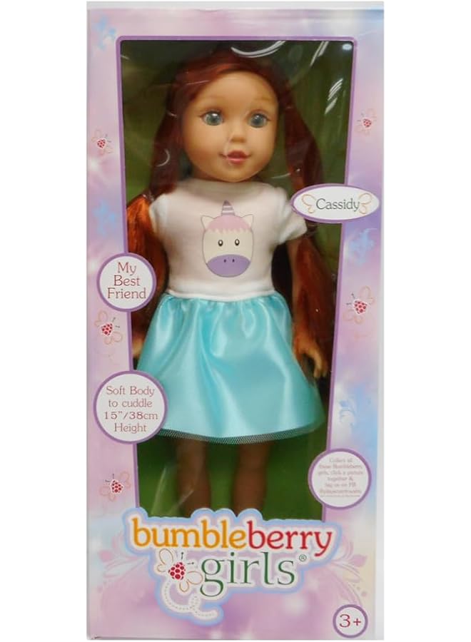 Lotus Bumbleberry Miss Cassidy 15" Soft Bodied Doll Huggable Doll For Girls - Image 1