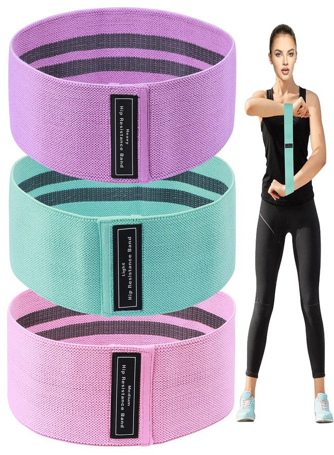 EastyGold Booty Resistance Bands Non Slip Fitness Elastic Bands Fabric Workout Loop Belts Hip Thigh Straps Strength Squat Band for Girls Women Waist Belly Yoga Body Recovery - Image 1