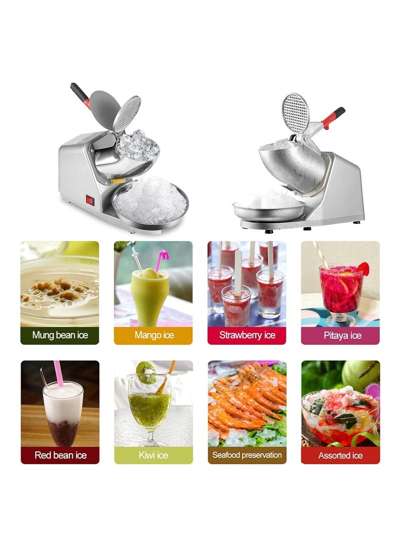 Cool Baby Electric Ice Crusher Ice Shaver for Home & Commercial Use Household Snow Cone Maker Dual Blades  - Image 2