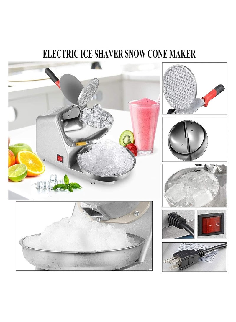 Cool Baby Electric Ice Crusher Ice Shaver for Home & Commercial Use Household Snow Cone Maker Dual Blades  - Image 3