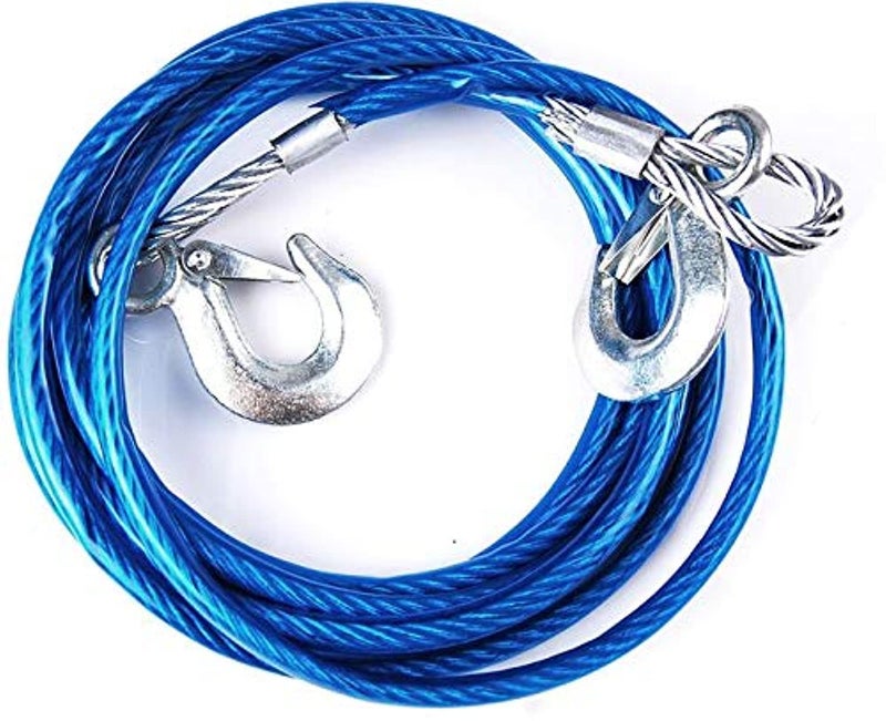 Generic 12mm Car Tow Rope, Heavy-Duty Towing Cable, Universal Fit, High-Quality Durable Construction, 30cm Length, 100g