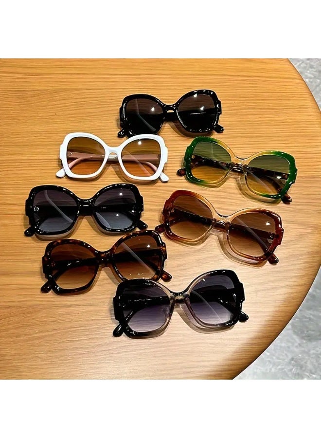 SCENT HOUSE Women's Fashion Sunglasses Large Frame Sunglasses Includes Eyeglass Case - Image 4