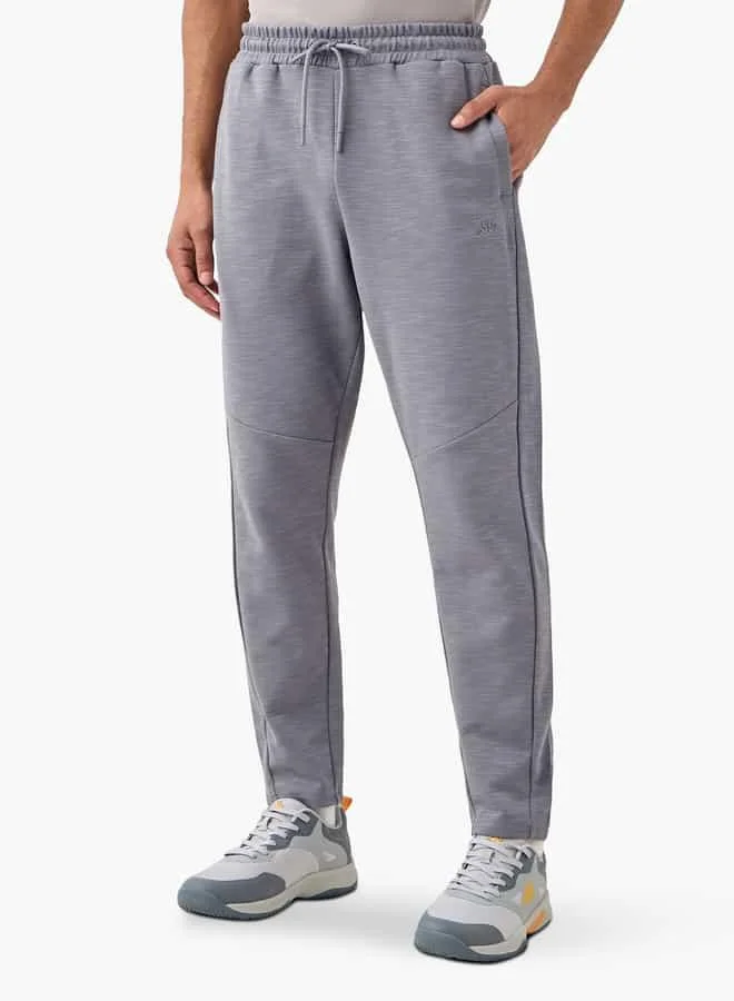 كابا Kappa Embroidered Joggers with Drawstring Closure and Pockets