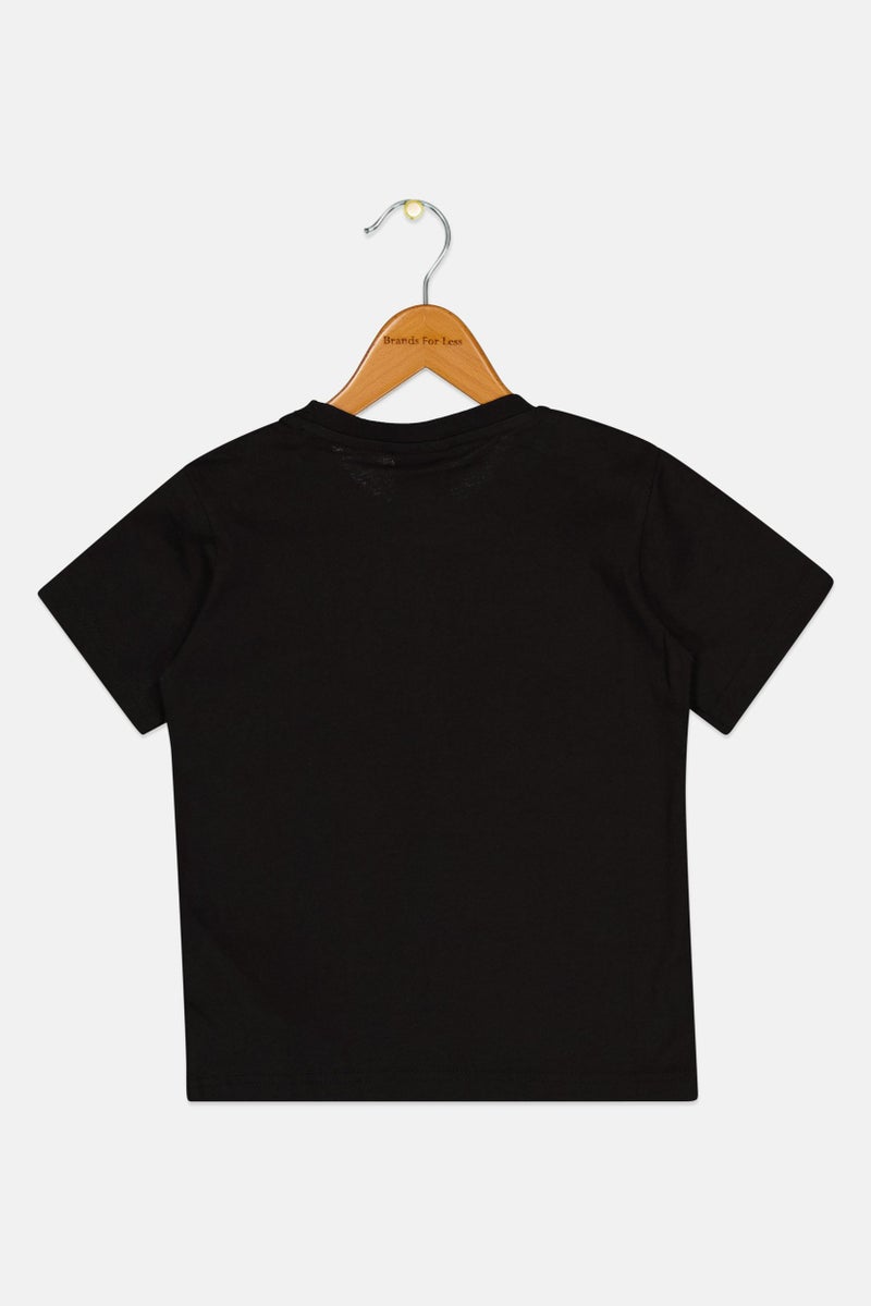 Champion Toddlers Boy Regular Fit Short Sleeve Outdoor T-shirt, Black - Image 3