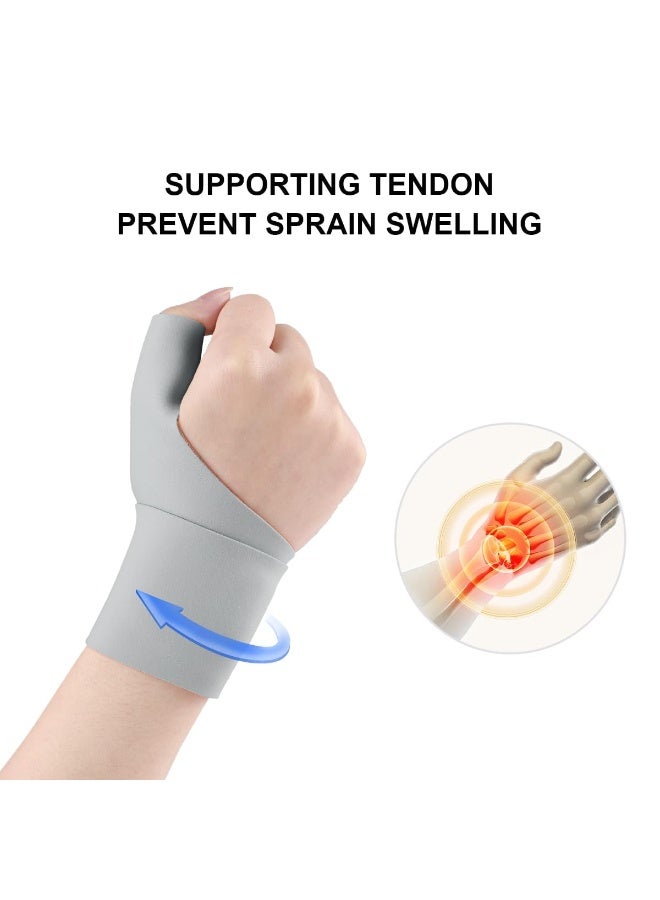 كيلا دعامة معصم الإبهام لليد اليسرى، دعامة معصم لتخفيف آلام متلازمة النفق الرسغي، والتهاب الإبهام الزندي، والتهاب الأوتار، ولفائف معصم الزند، وإصابات الاستخدام المتكرر، وغطاء ضغط مرن فائق النحافة قابل للتعديل، مناسب للأيدي الصغيرة والمتوسطة. - Image 3