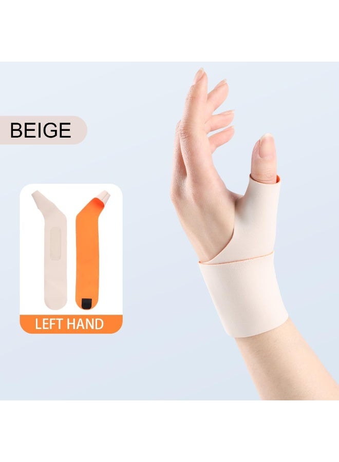 كيلا دعامة معصم الإبهام لليد اليسرى، دعامة معصم لتخفيف آلام متلازمة النفق الرسغي، والتهاب الإبهام الزندي، والتهاب الأوتار، ولفائف معصم الزند، وإصابات الاستخدام المتكرر، وغطاء ضغط مرن فائق النحافة قابل للتعديل، مناسب للأيدي الصغيرة والمتوسطة. - Image 4