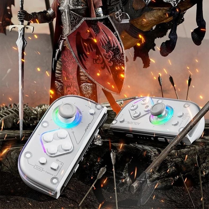 Aolion J20 Pro Knight Wireless Gamepad with Left/Right Switch, Hall Joystick, Motion Sensing for Nintendo Switch with Case - Image 5