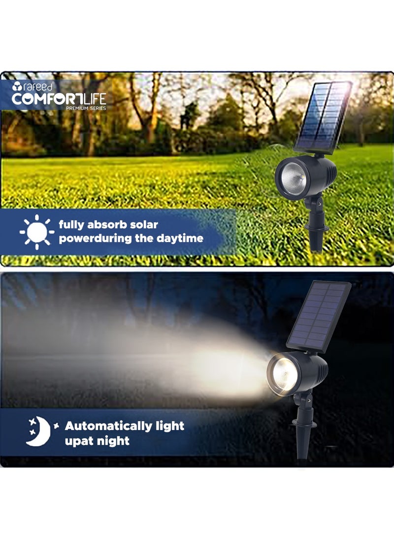 Rafeed Solar Pathway Lights Outdoor Yard Decoration Water Resistant Outdoor Solar Lights for Garden Landscape Path Yard Patio Driveway Walkway (ZR30423) - Image 4