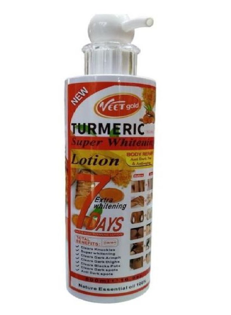 Veet gold Turmeric Super Whitening Body lotion 500g - Image 1