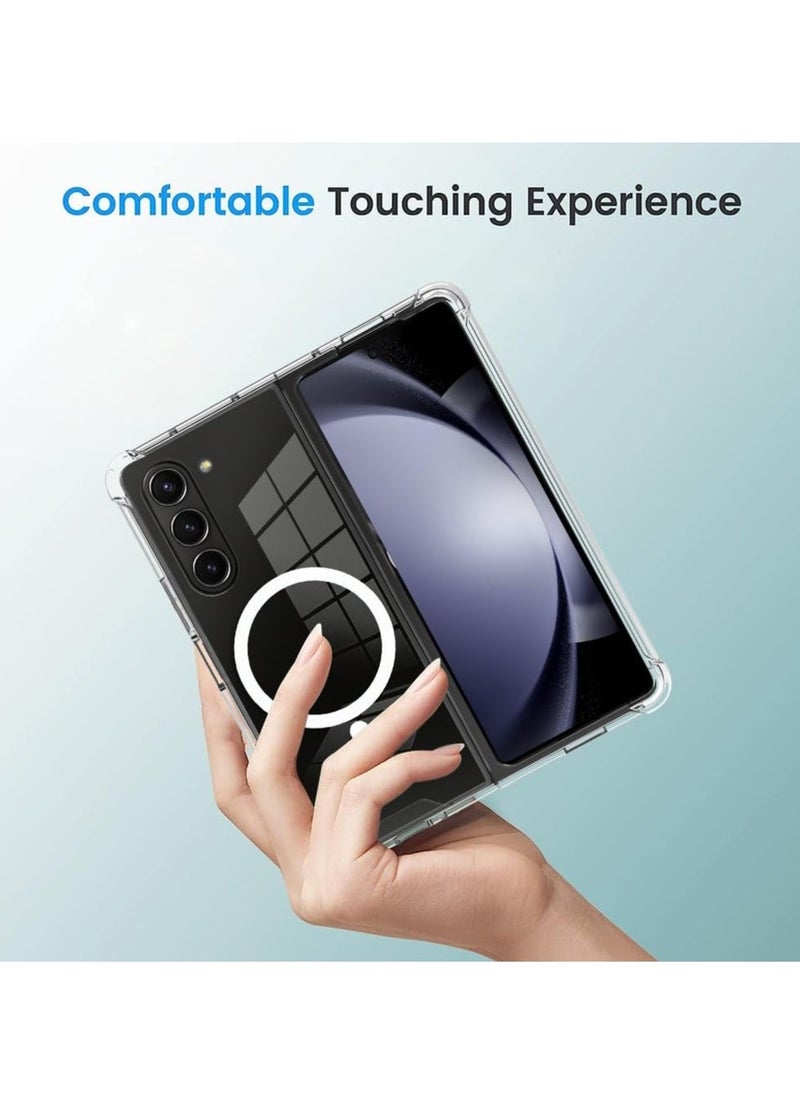 Raxoom ELTRAZONE Transparent PC Case for Samsung Galaxy Z Fold6 – Scratchproof and MagSafe Compatible with Clear Protection - Image 5