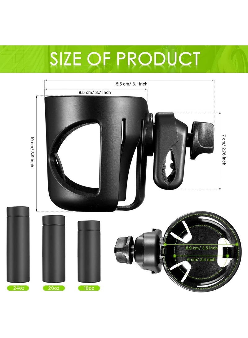 Assistive cup holder, stroller cup holder with phone holder, wheelchair Uppababy、Nuna、Doona、 Assisted driving, bicycle, assisted driving, assisted driving, gifts for her, him and his mother - Image 3