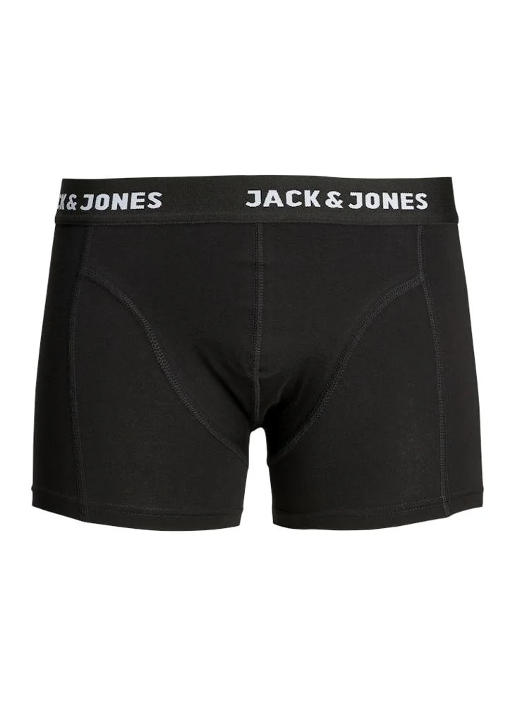 JACK & JONES  3 Pack Logo Band Trunks for Men | Best Price UAE