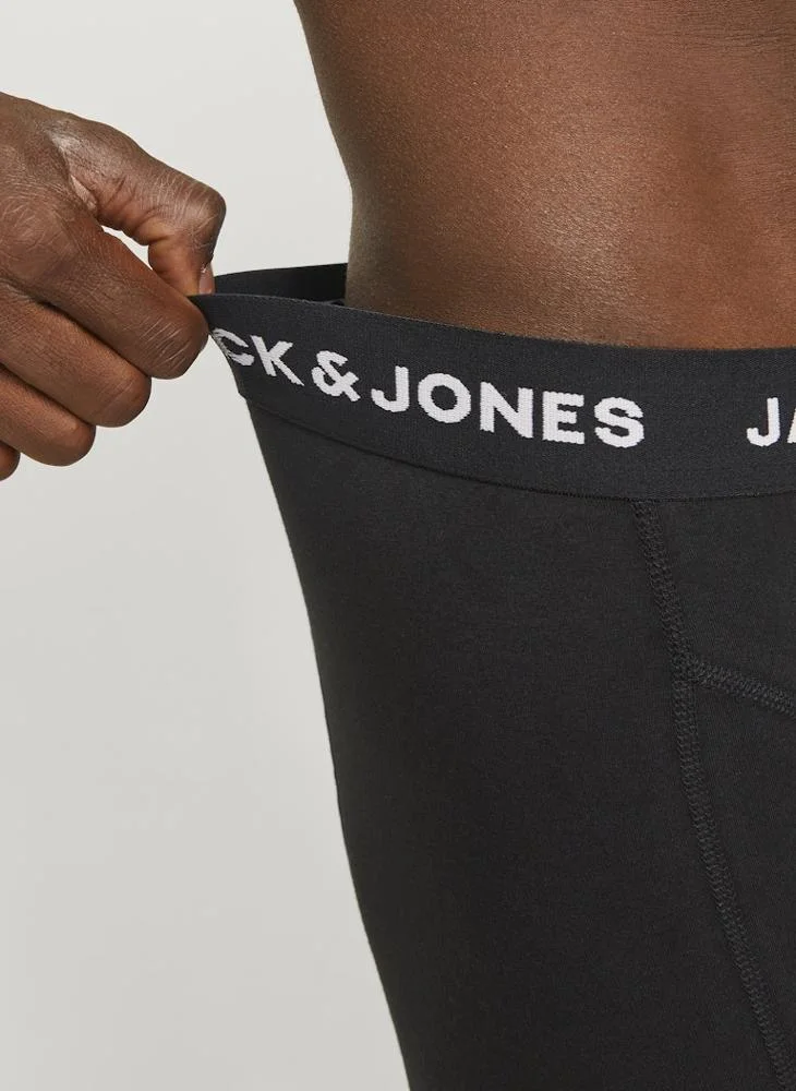 JACK & JONES  3 Pack Logo Band Trunks for Men | Best Price UAE