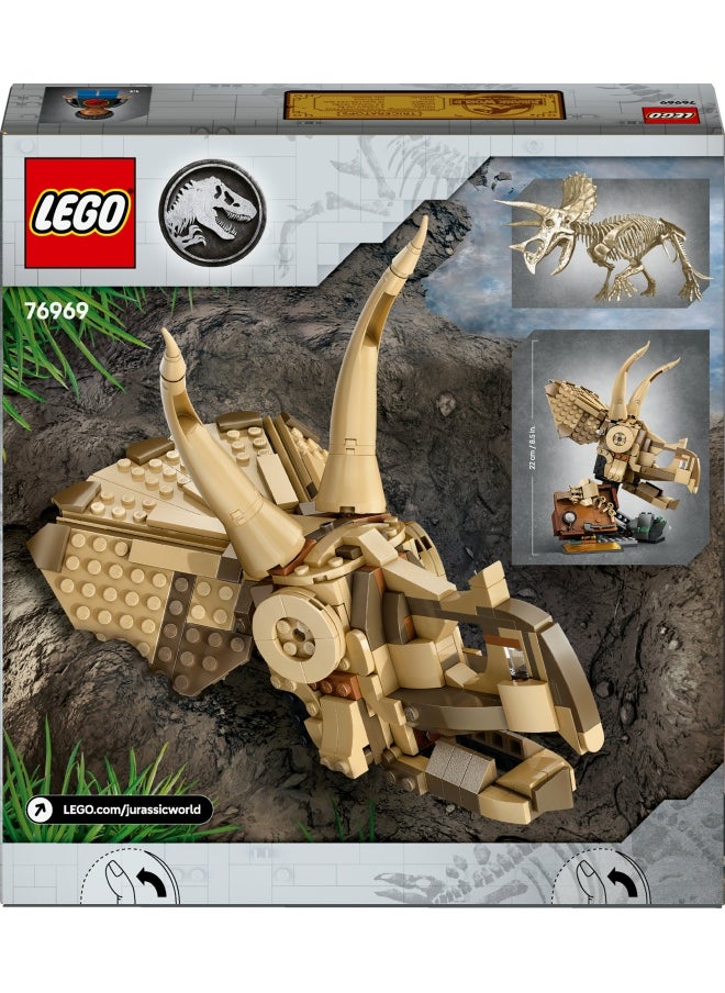 LEGO - Jurassic World Dinosaur Fossils: Triceratops Skull 76969 (468) Pieces - Image 1